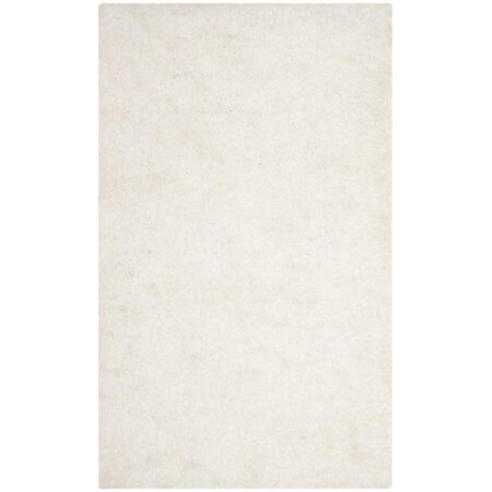 Safavieh 3 X 5 Ft. Sheep Shag Hand Woven Small Rectangle Area Rug, Ivory SSG120B-3